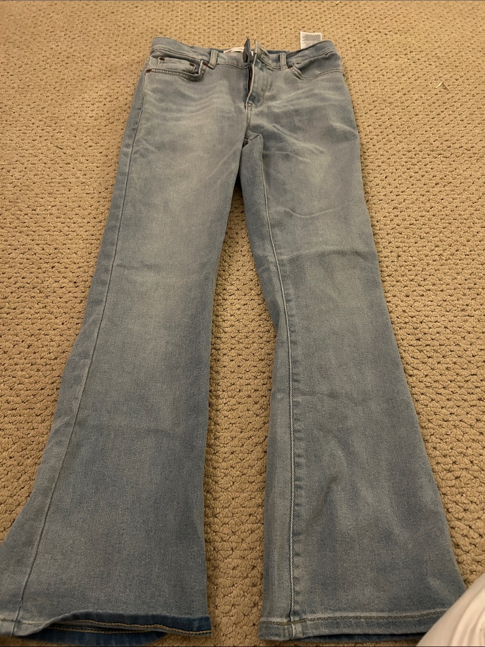 Levi's Girl’s Light Blue Flare Jeans - Picture 1 of 3